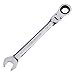 thumbnail image 3 of Pilida 10mm Ratchet Wrench Flex Head: Box End Wrench 12Pt| Metric Ratcheting Combination Chrome Vanadium, 3 of 4