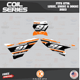 thumbnail image 3 of Kalair GFX Graphics Kit for Ktm KTM Enduro 2-Stroke 125XC,250XC and 300XC (2023) Coil Series, 3 of 5