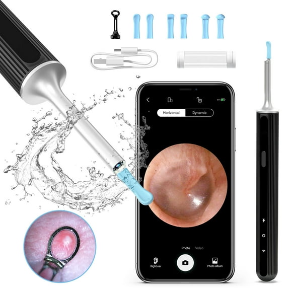 Ear Wax Removal Tool Camera 1080P  Earwax Removal Kit Ear Cleaning Kit  Otoscope With Light  Ear Camera Ear Cleaner For IOS  Android  IPhone  IPad