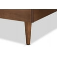 thumbnail image 6 of Baxton Studio Sora Mid-Century Modern Ash Walnut Finished Wood Full Size Platform Bed, 6 of 7