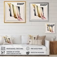 thumbnail image 4 of Designart Abstract Geode Watercolor Gold III Canvas Wall Art, 4 of 5