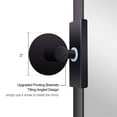 thumbnail image 6 of MOON MIRROR 22"x30" Pivot Mirror for Bathroom, Modern Black Rectangle Wall Mirror, Premium Pine Wood Frame Titling Mirrors Hangs Vertical, 6 of 6