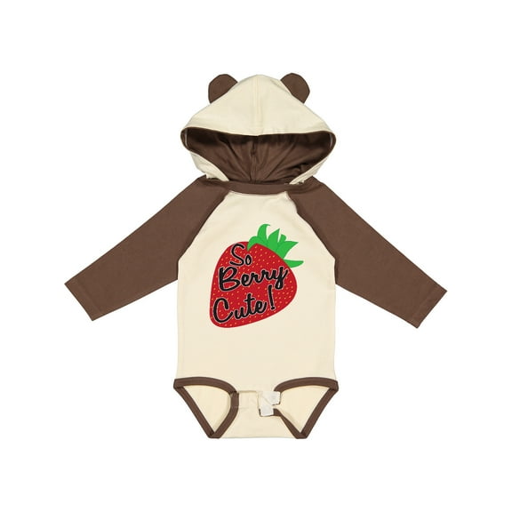 Inktastic So Berry Cute Boys or Girls Long Sleeve Baby Bodysuit