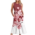 thumbnail image 1 of Robes pour Femmes Robe Imprimée Sans Manches à Col Rond pour Femmes, 1 of 1