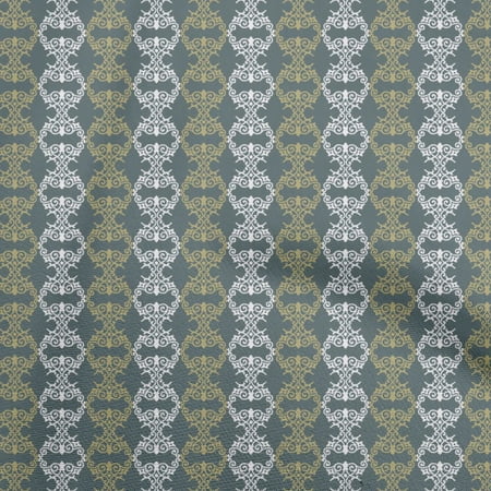 oneOone Silk Tabby Gray Fabric Damask Dress Material Fabric Print Fabric By The Yard 42 Inch Wide