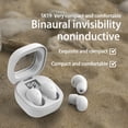 thumbnail image 2 of Auriculares inalámbricos Honcas Invisible Mini Bluetooth 5.3 blancos, 2 of 9