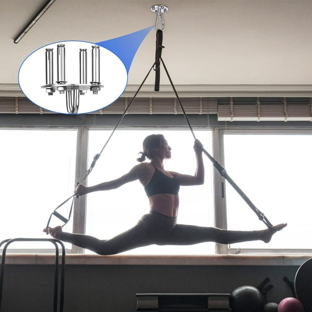 Crochet de Plafond 450KG Capacité Murale pour Hamac Suspendu Yoga Chaise  Accrochante et Sac de Boxe Acier Inoxydable Kit