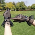thumbnail image 2 of Guantes de diseño hueco con lazo para niñas YONGSHENG, 2 of 5