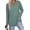 Grey Green, variant on Fantaslook Lightweight Sweatshirts for Women Long Sleeve Crew Neck Tops Casual Curved Hem Shirts