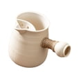 thumbnail image 3 of DOLITY Ceramic Teapot Chinese Traditional Teapot with Rope Wrapped Handle for Tea House 610ml White, 3 of 9