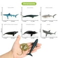 thumbnail image 6 of Volnau Mini Sea Creature Toys Figures 12PCS Marine Fish Animal Figurines Birthday Plastic Bath Set, 6 of 10