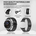 thumbnail image 2 of Correa de reloj GOLDTOLUCK de acero inoxidable para Galaxy Watch 8, 2 of 6