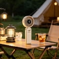 thumbnail image 5 of Handheld Fan Foldable Digital Display Usb Rechargeable Mini Portable Neck-Hanging for Outdoor Travel, 5 of 6