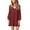 Red, variant on Lindreshi Fall Dresses for Women 2025 Homecoming Dresses Women's Fashionable Long Sleeved Color Ruffled Hem Loose Casual Style Dress