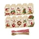 thumbnail image 1 of Etiquetas de regalo de Navidad decorativas para festivales, suministros para fiestas, bolsas de comida para hornear Cantidad 100, 1 of 9