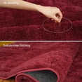 thumbnail image 6 of Lochas Soft Rugs Indoor Modern Area Rug Fluffy Carpets for Living Room Bedroom Home Decor Nursery,8'x10',Wine Red, 6 of 7