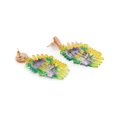 thumbnail image 2 of Joyería de moda para mujer, pendientes colgantes de resina, accesorio para niña (amarillo), 2 of 5