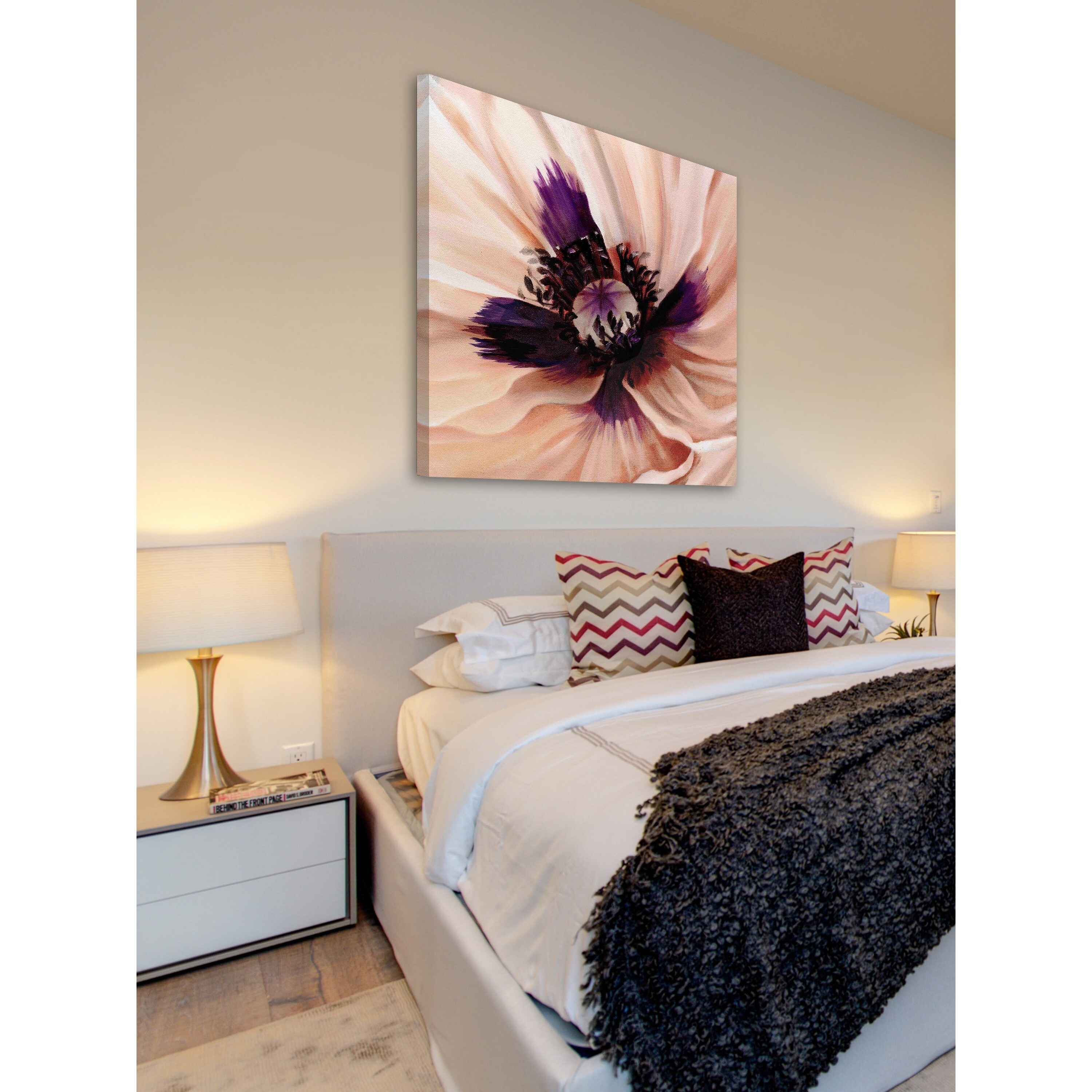"Poppy Dreams II" Painting Print on Wrapped Canvas