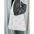 thumbnail image 3 of Crochet Tote Heart Tote Handbag Tote Y2K Accessories Shoulder Bag Heart Tote Hobo Bag Y2k Knitting, 3 of 7