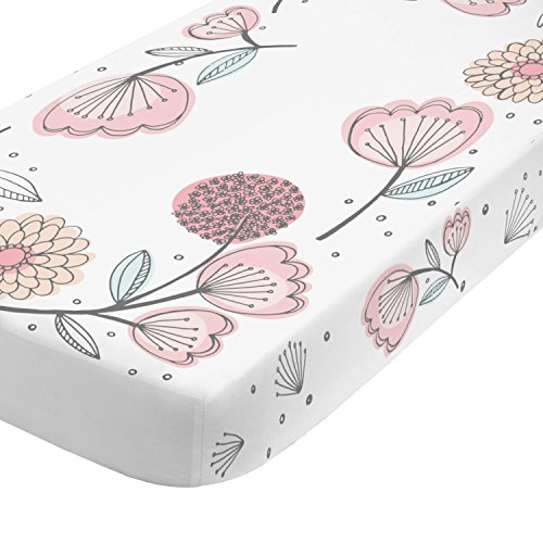 flower crib sheet