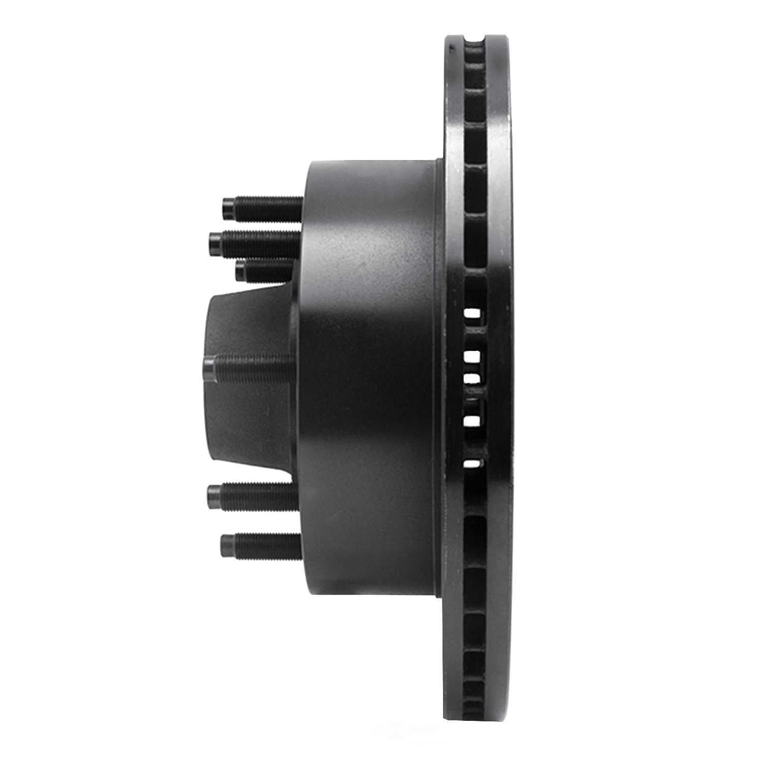 Dynamic Friction Company 633-54135L DFC Brake Rotor - Drilled And Slotted - Black