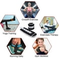 thumbnail image 4 of Ankle Weights for Women, Men and Kids - Strength Training Wrist/Leg/Arm Weight Set with Adjustable Strap for Jogging, Gymnastics, Aerobics, Physical Therapy (Grey - 10 lbs Pair), 4 of 9
