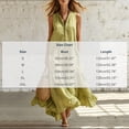thumbnail image 3 of Ihhxva Women's Cotton V-Neck Sleeveless Solid Maxi Sundress with Pockets Stretchy Summer Loose Fit S-2XL, 3 of 6