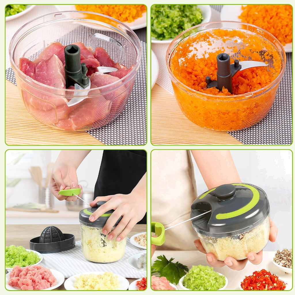 Oasiva Multifunctional Garlic Grinder Manual Operation Metal Kitchen Tool For Cooking