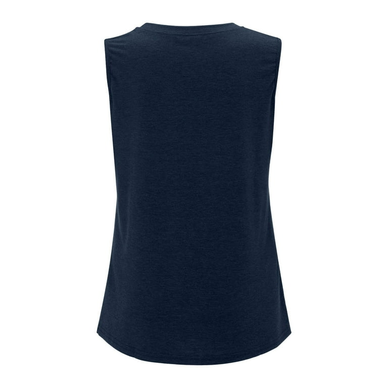 Sobgg25 Women s Tank Top SUNSHINE AND COFFEE Print Crew Neck Sleeveless T Shirt Winter Scrub Top Women Walmart