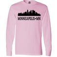 thumbnail image 3 of Inktastic Minneapolis Minnesota City Skyline Long Sleeve T-Shirt, 3 of 5