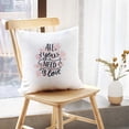 thumbnail image 5 of LALILO Throw Pillow Covers Valentines Day Card With Letters And Cushion Cover 18" x 18", 2234 Pack, 5 of 6