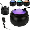 thumbnail image 2 of Halloween Mist Maker Fogger Water Fountain Fog Machine Color Changing Party Prop, 2 of 8