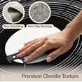 thumbnail image 6 of ODIKA Record Cd Vinyl Vintage Tonearm Motif Bordered Grooves Shaped Disc Flowing Non-Slip Chair-Friendly for Home Office, Gaming Room, Under Desk, 6 of 7