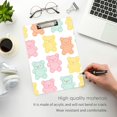 thumbnail image 3 of FORMRS Acrylic Clipboard with Low Profile Clip Standard A4 Letter Size, 12.5" x 9", Cute Gummy Bears Pattern, 3 of 8