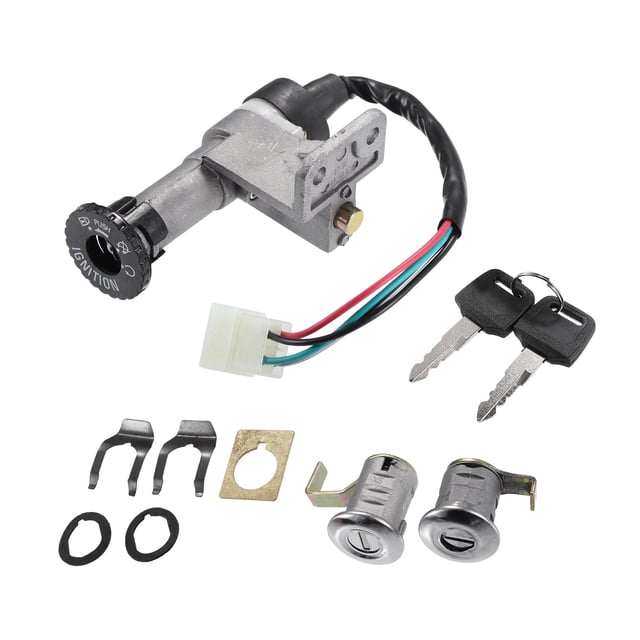 Cerradura del interruptor de encendido Cerradura del panel del cilindro Cerradura del cojín con llave para scooter GY6 49cc 50cc 125cc 150cc para Tao Tao VIP 50 Icebear Vitacci / Cerradura delantera para sillín / Durable / 1 juego Unique Bargains embragues para deportes de motor