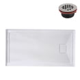 thumbnail image 4 of Streamline GB-535-144 60 in. x 36 in. Alcove Acrylic Shower Base in Glossy White With Right Drain, ABS Drain Included, 4 of 16