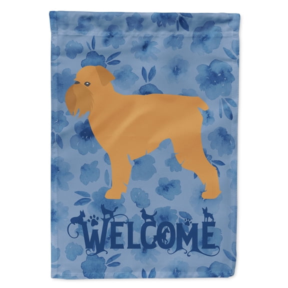 Brussels Griffon Welcome Garden Flag
