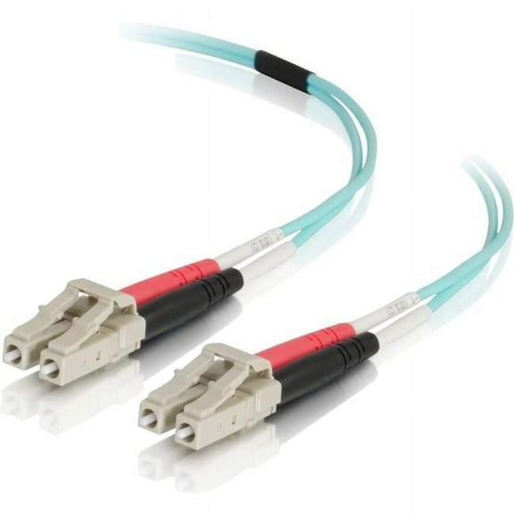 C2G 5m LC-LC 50/125 Duplex Multimode OM4 Fiber Cable - Aqua - 16ft - Patch cable - LC multi-mode (M) to LC multi-mode (M) - 5 m - 5 m - fiber optic - duplex - 50 / 125 micron - OM4 - aqua