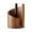 A, variant on Paper Towel Holder Countertop with Wood Round Base and Mental Holder - Wood Paper Towel Holders Countertop, Effortless One-Hand Tearing, Holds Standard & Mega Rolls, Modern Organizer(Brown)