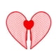 thumbnail image 2 of Correa elástica con forma de corazón de San Valentín para niñas y mujeres para actuaciones escénicas de cosplay. rosa, 2 of 9