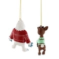 thumbnail image 6 of Kurt S. Adler Rudolph the Red-Nosed Reindeer Christmas Holiday Ornament Set Gift Boxed RU1222, 6 of 7