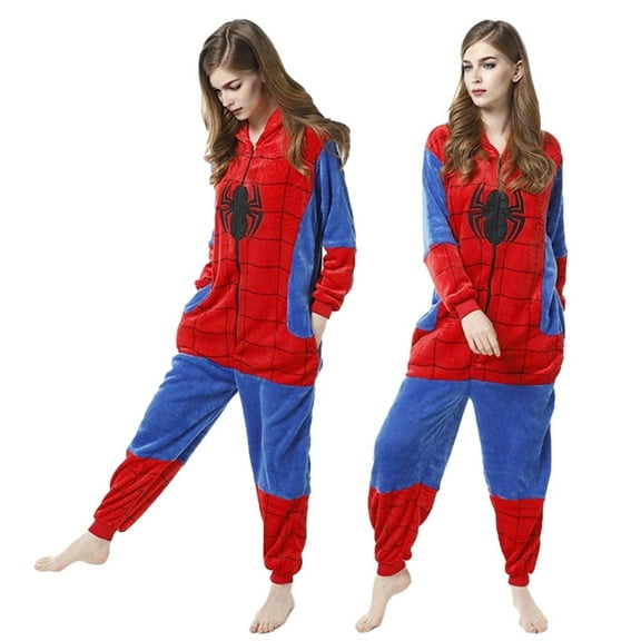Alaiyaky Onesies Pajamas Unisex Adult for Women Men Animal Costume Cute Onesies Flannel Cartoon Cosplay Halloween Sleepwear