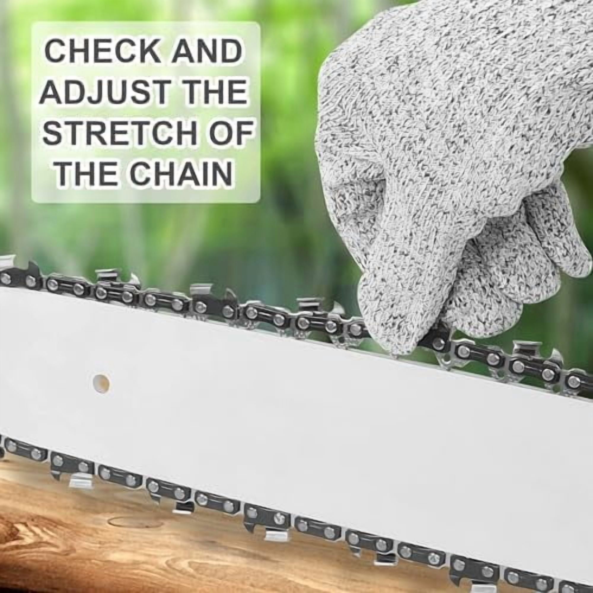 5Pack 18 Inch Chainsaw Chain 62 Drive Links 3/8" LP Pitch .050" Gauge Fits Poulan Pro 18 Inch Chainsaw Chain, Oregon, Echo, EGO AC1800, Craftsman, McCulloch, Remington, Kobalt and more$$Tools