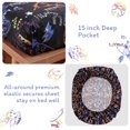 thumbnail image 3 of Pink Moon Unicorn Kids Sheet Set Full Piece Cute Printed Microfiber Bed Sheets for Girls Deep Pocket, 3 of 7