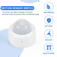 thumbnail image 2 of Tuya Zigbee PIR Motion Sensor Human Body Motion Sensor Smart Life Control Works with Home,1 x PIR Motion Sensor,White, 2 of 7