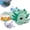 Green, variant on MaoGoLan 31.89" Giant Glow in the Dark Axolotl Stuffed Animals with 4 Babies Inside Large Axolotl Plush Toy