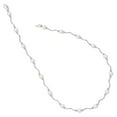 thumbnail image 3 of Auriga Fine Jewelry 925 Sterling Silver RH-plated 6-7 mm White FW Cultured Pearl Necklace for Women 18", 3 of 6