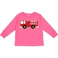thumbnail image 3 of Inktastic Fire Truck Childs Fireman Boys or Girls Long Sleeve Toddler T-Shirt, 3 of 5