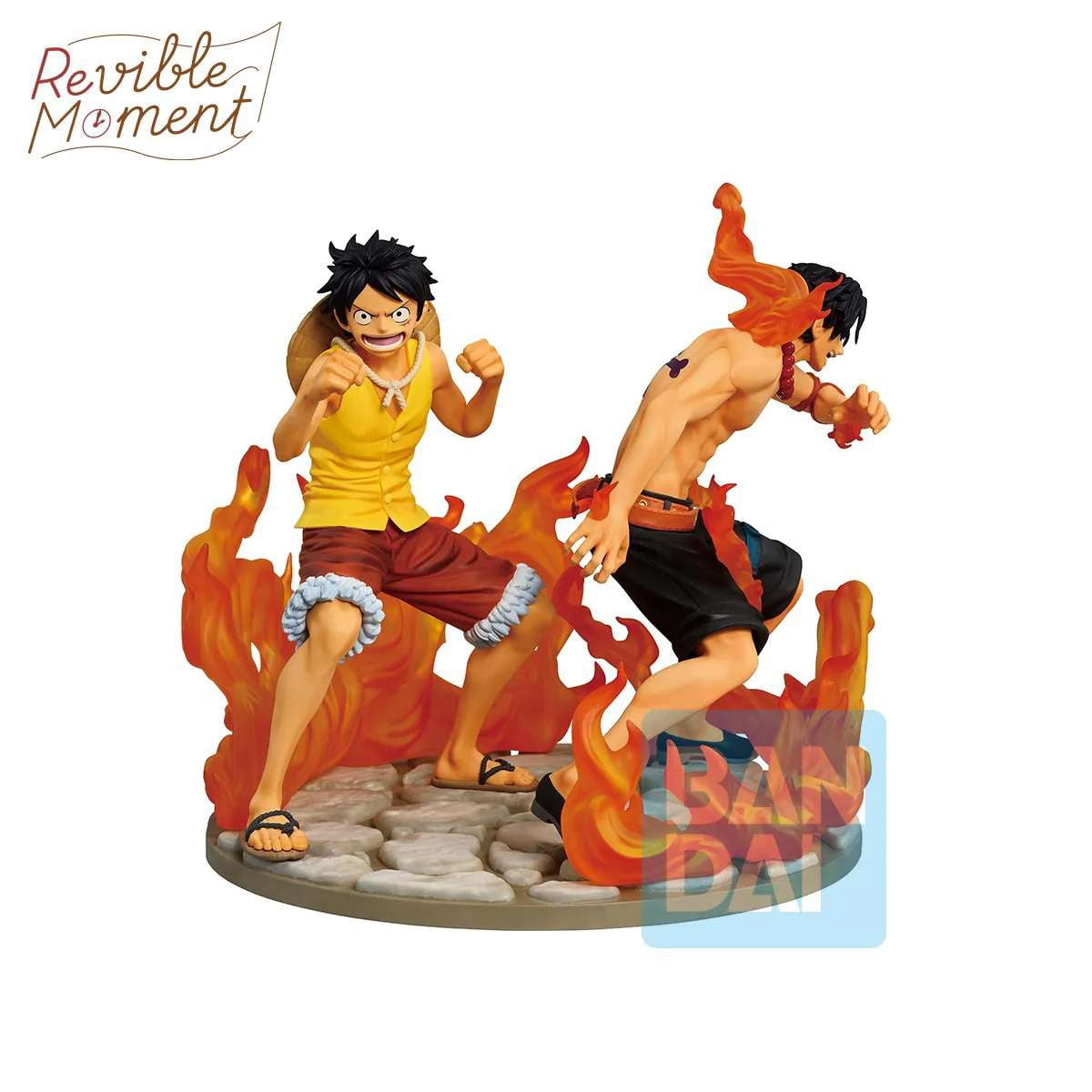 One Piece Revible Moment Ichibansho Ace & Luffy Collectible Figure [Dramatic Memories]