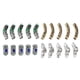 thumbnail image 1 of 20x de cabellero Dread Hair Braid Pins Anillos Clips Puños de bricolaje Joyas, 1 of 9